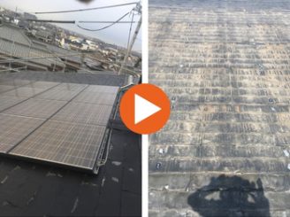 豊田市住吉町T様邸　太陽光パネル外しビフォーアフター