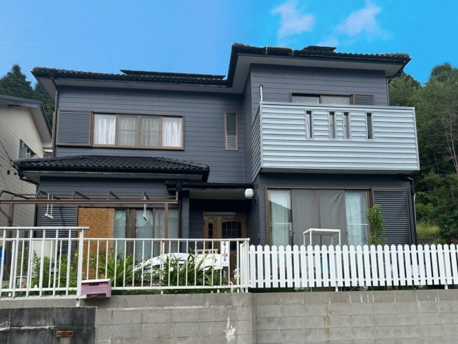 豊田市小松野町　I様邸｜屋根：ブラック系　外壁：グレー系